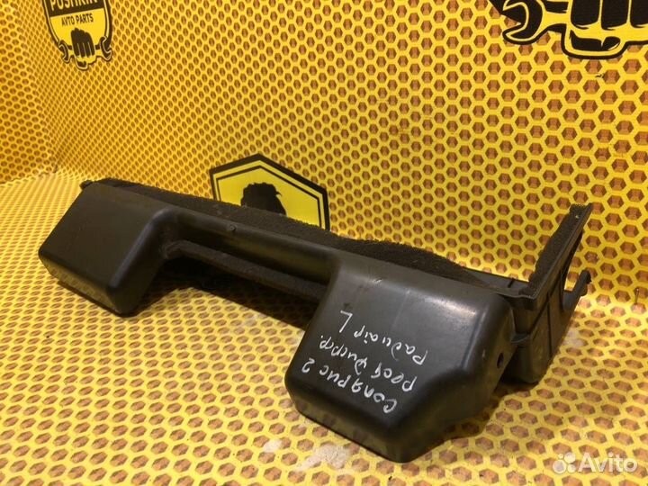 Дефлектор радиатора левый Hyundai Solaris HCR G4FG