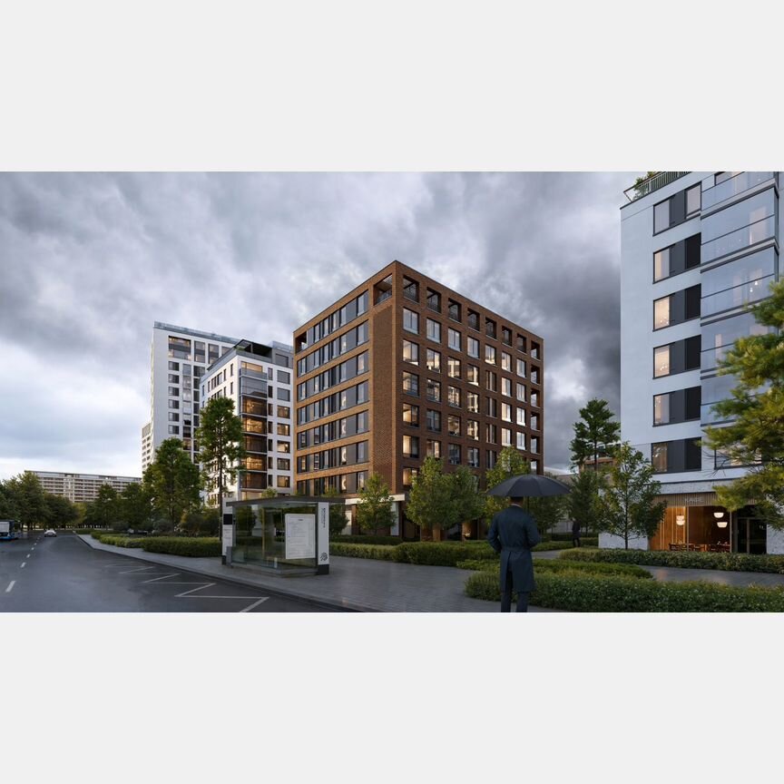 1-к. квартира, 52,2 м², 6/15 эт.