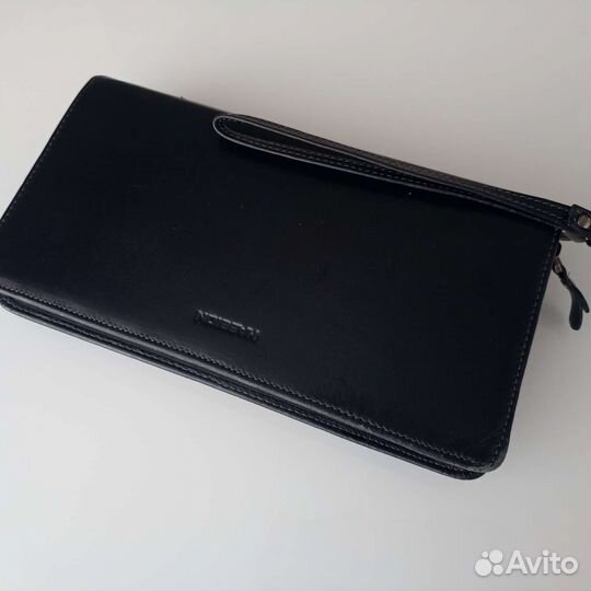 Кошелек мужской кожаный