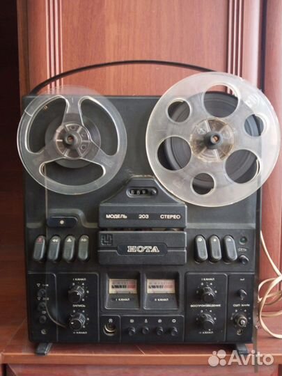 Катушечный магнитофон. Нота -203-1-Стерео