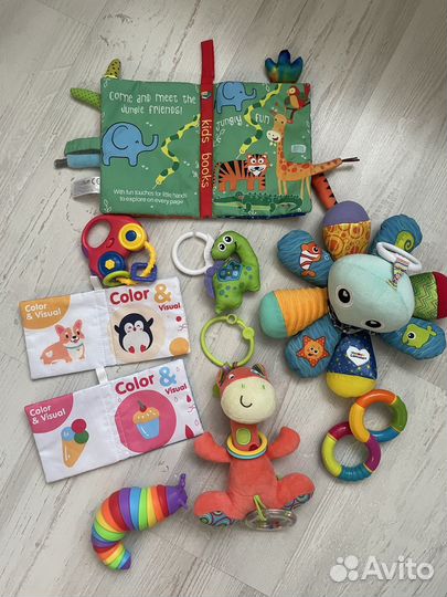 Детские игрушки для ребенка до 1 года (пакетом)