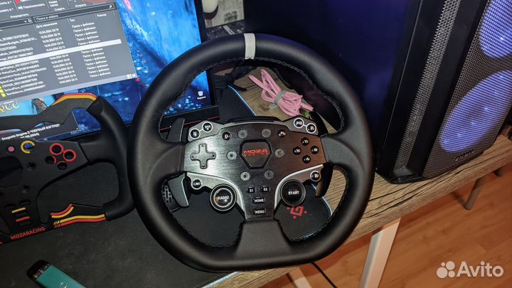 Moza R5 + F1 накладка+кит на тормоз+ручник