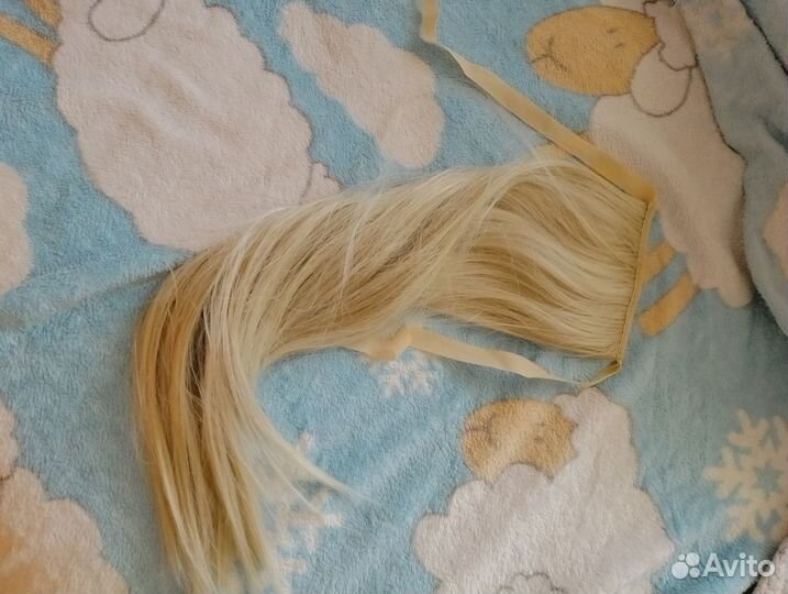 Шиньоны 2 штуки бежевый блонд