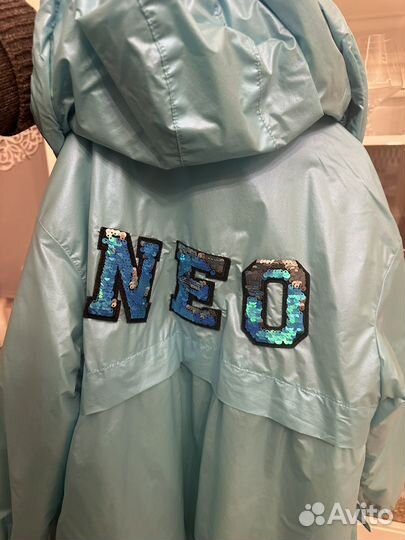 Куртка плащ для девочки размер 122