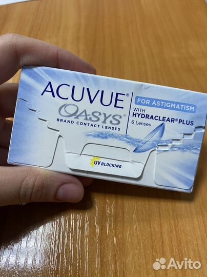 Астигматические линзы acuvue oasys -4.50