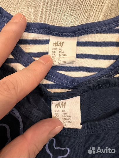 Майки для мальчика h&m 86