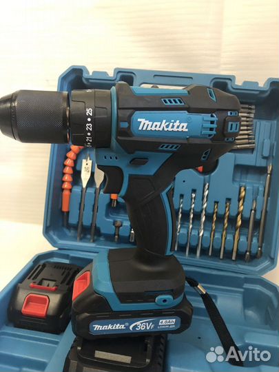 Шуруповерт makita 36v с набором