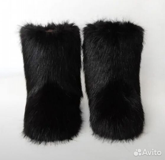 Fuzzy boot Луноходы, Угги меховые зимние