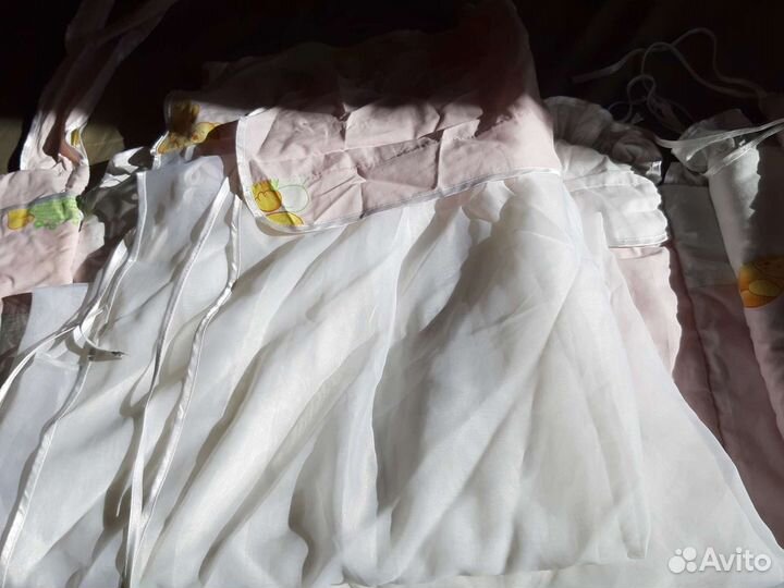 Балдахин и бортики в детскую кроватку