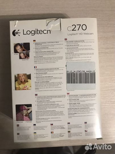Веб камера Logitech c270
