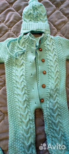 Детский трикотажный комбинезон