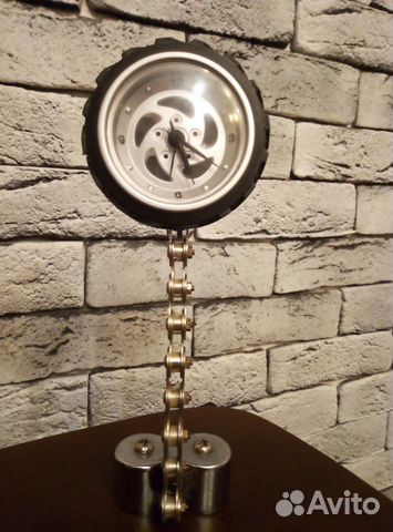 Часы настольные в стиле лофт