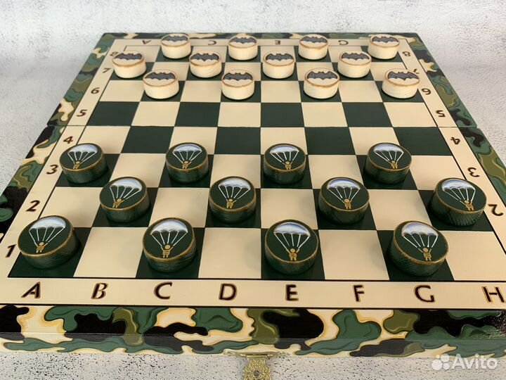 Шашки «Армейские» новые, ручная