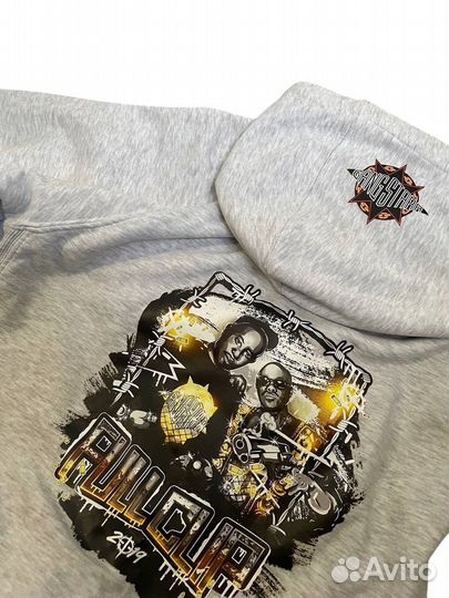 Зип худи мерч Gang Starr very rare 00s