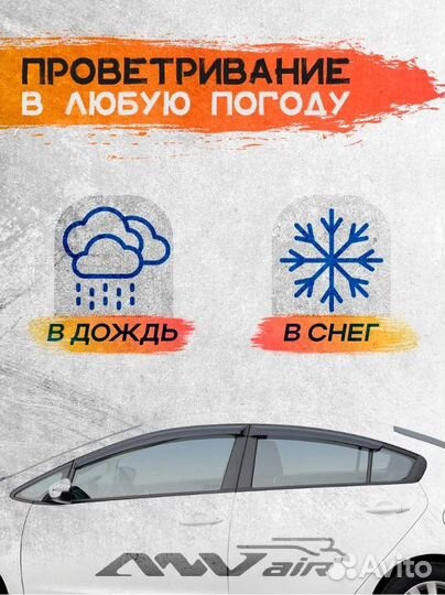 Дефлекторы окон LADA Granta