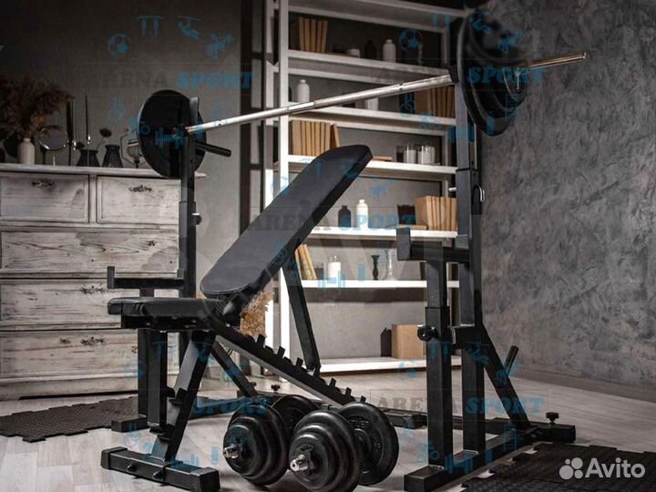 Стойка со скамьей