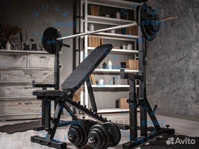 Стойка со скамьей