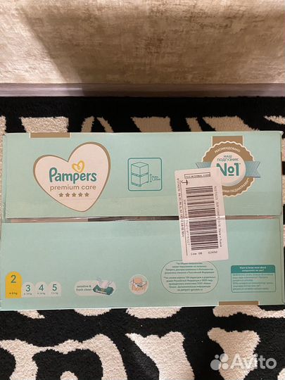Подгузники pampers premium care 2