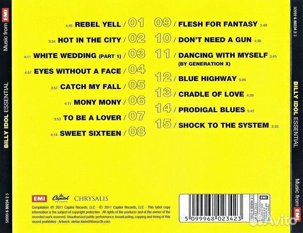 Billy Idol - Essential (CD)