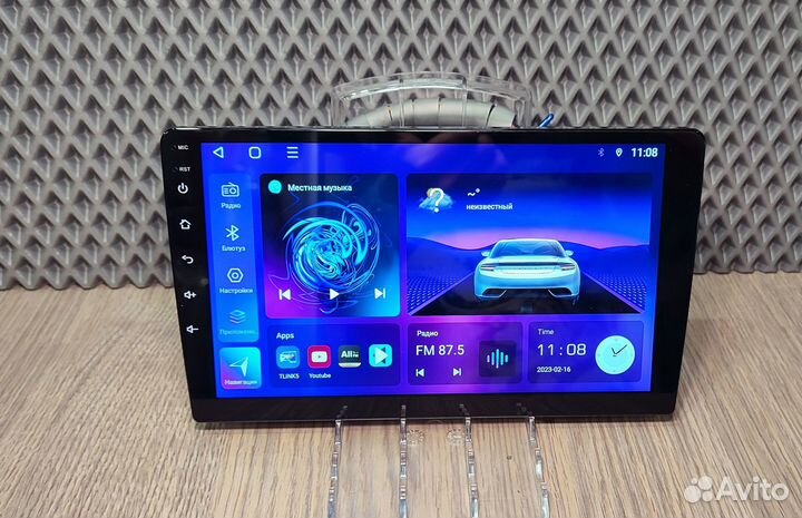 Магнитола android 9 дюймов с сим-картой 4G