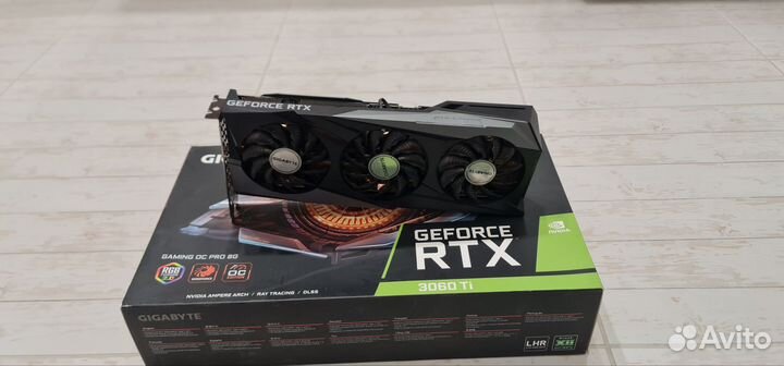 Видеокарта geforce RTX 3060 TI gigabyte