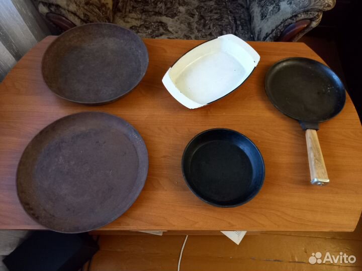 Сковородки СССР Утятницы СССР Казаны СССР