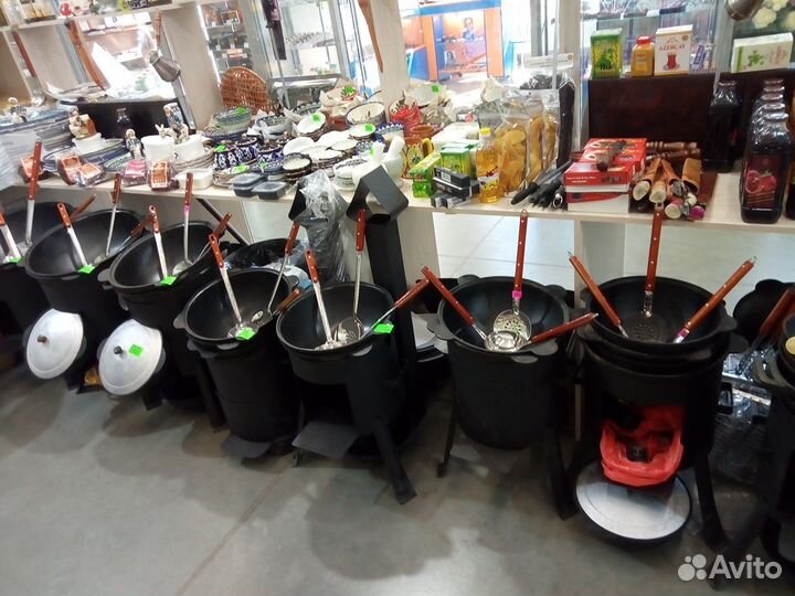 Шампуры и подарочный наборы, казаны Узбекский