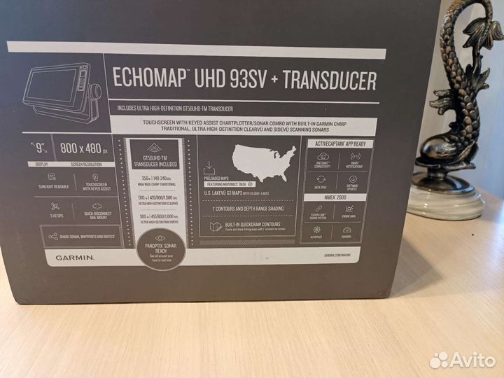 Garmin echomap 93 sv gt56uhd-tm transducer