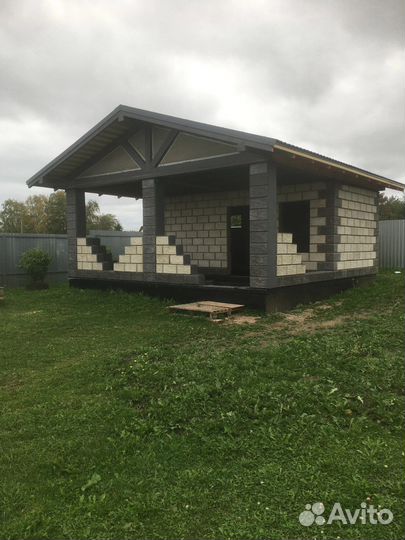 Арболитовые блоки без облицовки