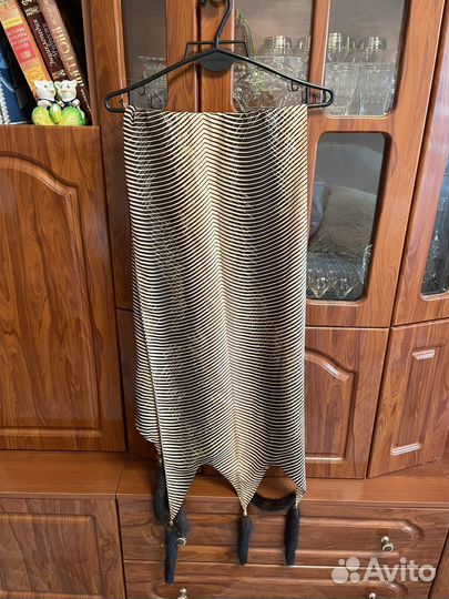 Шарф с кистями норка