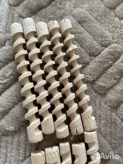 Бигуди деревянные