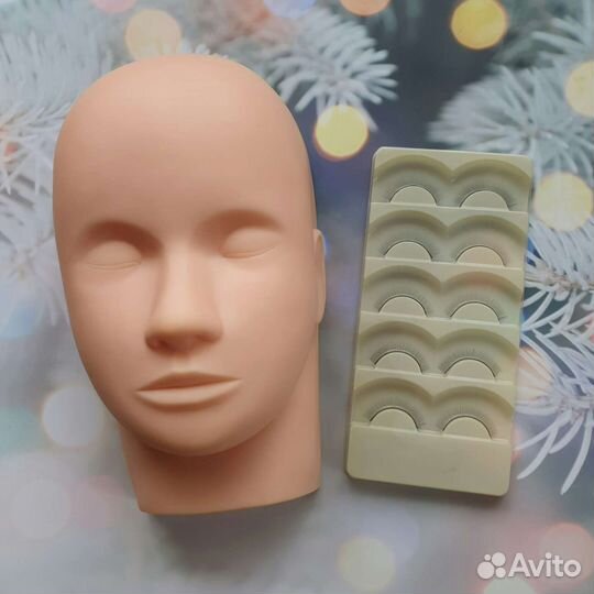 Манекен для наращивания ресниц