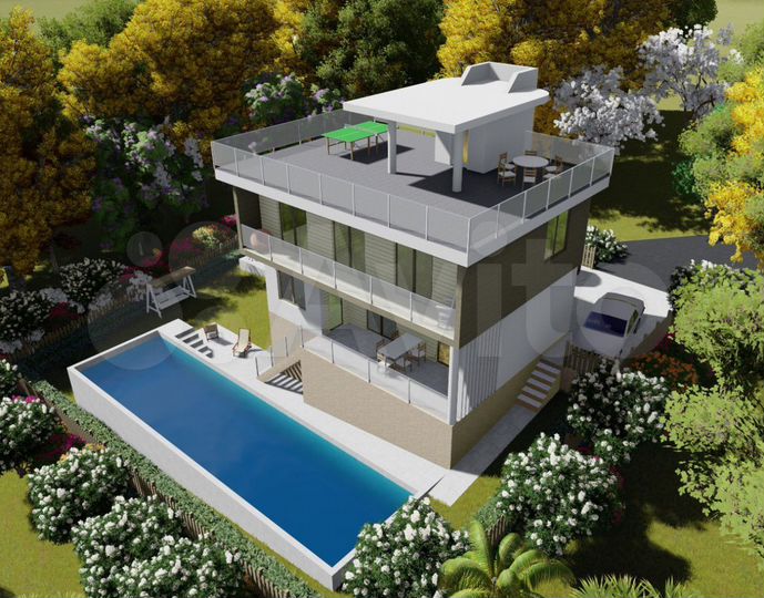 Дом 280 м² на участке 5 сот.