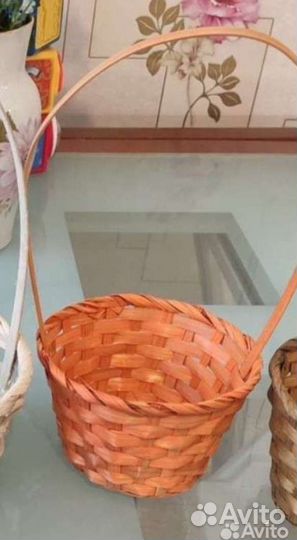 Корзина плетеная, корзинка для цветов