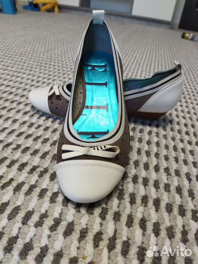 Балетки кожаные Elle 37 размер