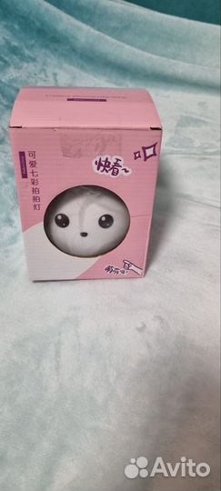 Детский силиконовый светодиодный ночник зайчик