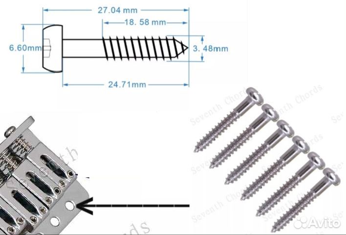 Винты Саморезы stratocaster telecaster
