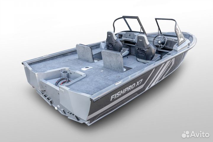 Новая Лодка Vboats FishPro X7 Июль