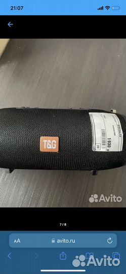 Портативная колонка t&g tg-125