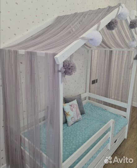 Балдахин на кровать домик 160 на 80
