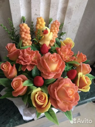 Букет цветов из мыла