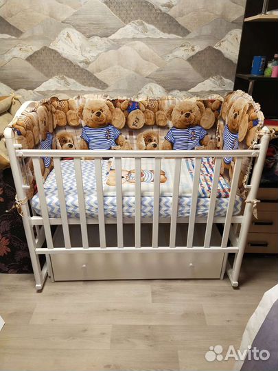 Бортики в детскую кроватку