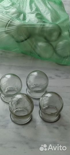 Банки стеклянные медицинские
