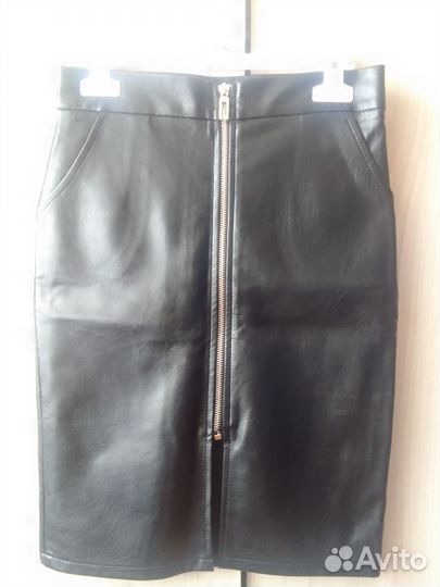 Кожаная юбка