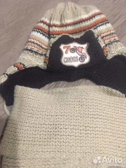 Комплект: зимняя шапка и шарф