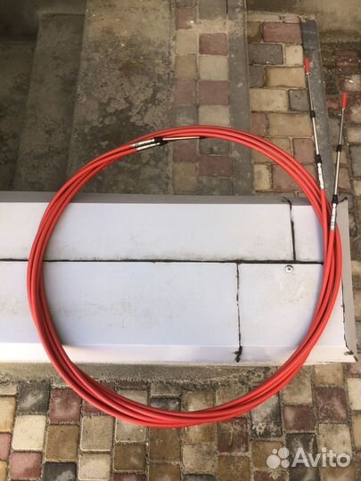 Трос газ и реверс усиленный С8 17 футов пара