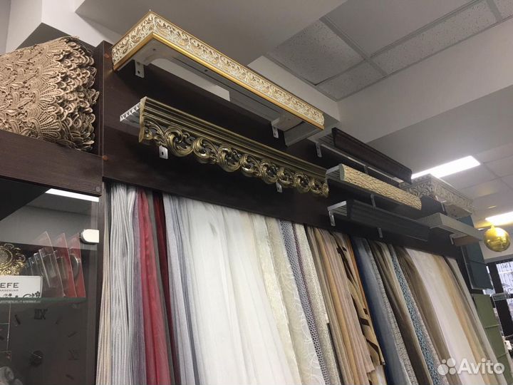Карнизы для штор пластиковые багетные