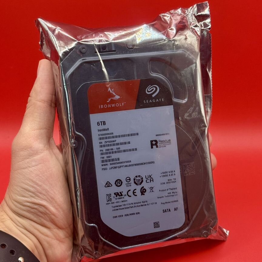 [ST6000VN006] 6тб Seagate Ironwolf