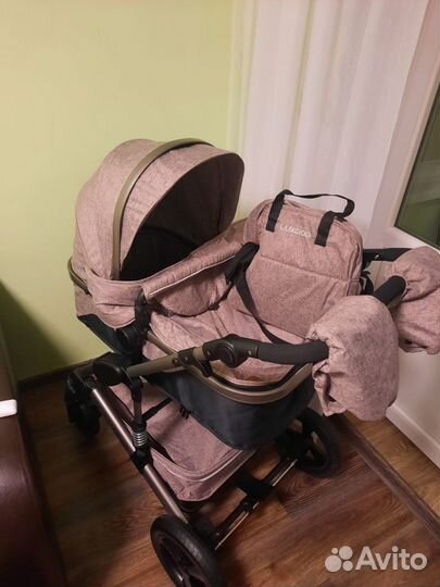 Коляска luxmom 3 в 1 бу