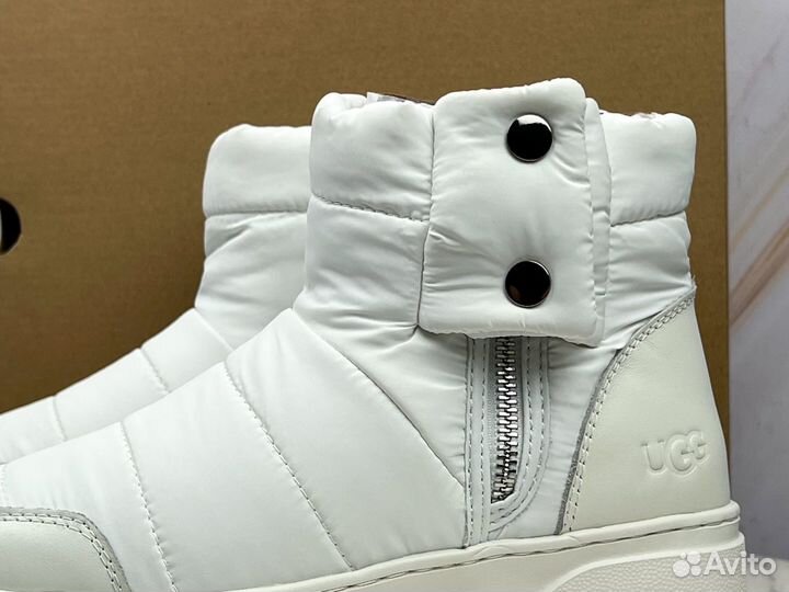 Угги дутики женские UGG Maxi White